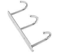 Housoutil Colgador de Tazas de Acero Inoxidable para Cocina, Resistente y Fácil de Instalar Debajo del Gabinete, Adecuado para Organizar Tazas y Paños Hogar o Café