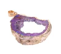 Housoutil Colgante De Ágata Rebanada De Piedra Preciosa Joyería Artesanal Decorativo