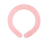 Housoutil Collarín Refrescante Cuello Rosa Fácil de Transportar Gel Frío para Verano y Alivio del Calor en Actividades al Aire Libre