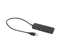Housoutil Concentrador USB 4 Adaptador USB 2.0 Expansión Multifuncional Compatible Pc