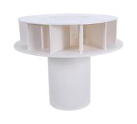 Housoutil Conector de Bajante de Sifón de Agua de Lluvia en Pvc Blanco, Construcción Resistente y Tecnología de Reducción de Ruido para Limpieza E Irrigación en Canalones