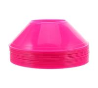Housoutil Conos para Entrenamiento de Agilidad y Fútbol 20 Piezas Mini Conos Plásticos 12,5 CM Color Rosa para Ejercicios Deportivos y Prácticas de Equipo