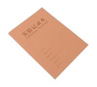 Housoutil Cuaderno de Notas de Química de Papel Kraft para Experimentos Grosor Adecuado y Resistente Decoloración Adecuado para Investigación y Trabajo de Laboratorio