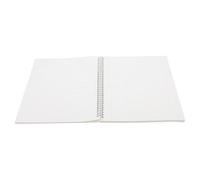 Housoutil Cuaderno Espiral Cuadriculado Blanco 80 Hojas de Papel para Escritura Cómoda y Fácil de Transportar Adecuado para Estudiantes y Oficina