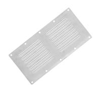 Housoutil Cubierta de Ventilación de Acero Inoxidable para Conductos Diseño Protector y Flujo de Aire Optimizado, Adecuado para Edificios Residenciales y Comerciales