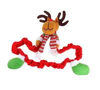 Housoutil Cubierta Decorativa para Monitor De Navidad con Diseño De Ciervo Funda Protectora Reutilizable De Elástica Color Brillante para Oficina y Hogar Fácil Instalación y Lavado