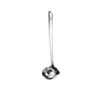 Housoutil Cucharón Colador de Aceite de Acero Inoxidable para Cocina, Filtro de Aceite Diseño Antideslizante, Adecuado para Separar Grasa en Sopas y Guisos