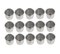 Housoutil Dedal de Costura Nickelado 50 Pcs Herramientas de Manualidades Accesorios de Costura Protección para Dedos para Coser Casa