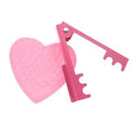 Housoutil Desespinador de Floristería Rosa 1 Set Plástico Hierro Flexible | Removedor de Espinas para Tallos y Flores, Forma de Corazón, para Hogar y Ramilletes DIY
