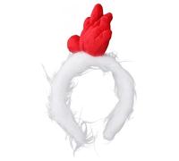 Housoutil Diadema Ajustable para Disfraz de Ave de Corral de Pascua Accesorio Cómodo y Flexible para Fiestas de Cosplay Complementos de Aves para Halloween y Despedidas de Soltera