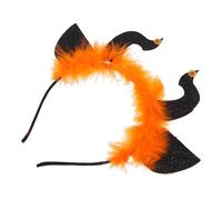 Housoutil Diadema Decorativa Cuernos de Demonio para Halloween y Fiestas, Accesorio Versátil de Poliéster y Abs Que Se Ajusta a Varias Tallas para Cosplay y Actuaciones