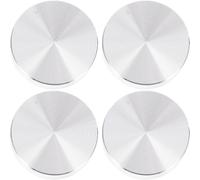 Housoutil Disco Circular de Aluminio para Mesa de Cristal 4 Uds. Parachoques de Mesa de Cristal Espaciadores Adaptadores Accesorios de Hardware para Mesa de Cristal Rosca M8 de 60Mm de