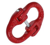 Housoutil Enlace de Conexión Alta Resistencia de Acero Rojo y Diseño Mixto Varios estilos para Cadenas de Remolque 2t para Uso Industrial Seguro