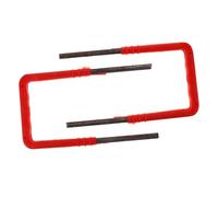 Housoutil Escalera para Torre de Agua 2 Peldaños de Plástico y Acero al Carbono Resistente Corrosión Soporte para Escalera de Pozo Uso Municipal y Construcción