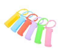 Housoutil Estuche de Silicona de 10 Ml Pack de 6 Unidades Funda Protectora Antideslizante Banda Flexible y Fácil Montaje para Botellas de Aceite Esencial para Botellas Roller
