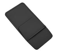 Housoutil Estuche para Bolígrafos De Piel Gruesa Negra, Protector De Bolsillo para Camisa, Organizador Portátil para Bolígrafos Médicos, Almacenamiento Compacto para Uso Hospitalario