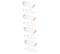 Housoutil Estuche para Lápices Caja De Almacenamiento Organizador De Bolígrafos Transparente Estuche Organizador De Bolígrafos Estuche De Lápices 4 Piezas x 4 Color