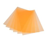 Housoutil Filtros de Gel de Luz Transparentes de PVC 6 Piezas para Fotografía y Vídeo, Uso Profesional, Película Acrílica Resistente para Corrección de Color en Estudios, Filtro