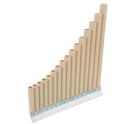 Housoutil Flauta de Pan para Principiantes en Tecla C, Material de Resina Abs Blanco, Ejercicio para Manos y Coordinación, Adecuado para Educación Musical Infantil