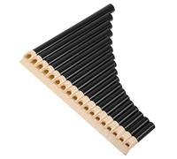 Housoutil Flauta de Pan Tradicional para Principiantes y Profesionales de 16 Tubos Instrumento Musical de ABS para Aprendizaje y Presentaciones Escolares