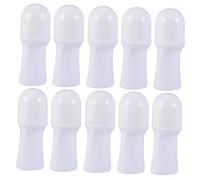 Housoutil Frascos Roll-On de Plástico 30 Ml Pack de 10 Unidades Aptos para Aceites Esenciales y Lociones Aplicador Suave Anti-Derrames Ideales para Uso Diario y Viajes al Aire Libre