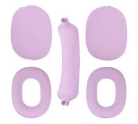 Housoutil Funda Protectora de Silicona para Auriculares Diadema, Juego de 3 Piezas Rosa Púrpura, Compatible, Ligera y Antideslizante para Uso Diario y Viajes