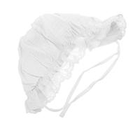 Housoutil Gorro para Recién Nacido de Algodón Transpirable Blanco 40-48 Cm, Sombrero de Protección Solar para Ñiño Verano, Gorra Ajustable Ligera para Pequeños