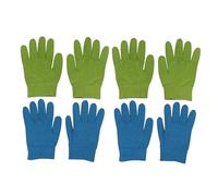 Housoutil Guantes Hidratantes de Gel para Manos Reutilizables 4 Pares, Algodón y Silicona Cuidado Reparador para Manos Secas y Agrietadas Color Aleatorio en Casa