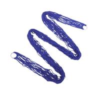 Housoutil Hamaca de Nylon Ligera para Camping y Senderismo, Cama Colgante de Cuerda Malla Transpirable Azul, Portátil y Compacta 240x80 Cm para Playa y Jardín