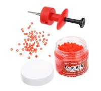 Housoutil Herramientas de Amarre para Lombrices Rojas, Clip Metálico para Aparejos de Pesca Diseño Funcional para Pesca en Lagos y Ríos