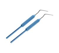 Housoutil Herramientas de Injerto para Apicultura 2 Pcs con Mango de Aluminio Azul, Aguja de Cambio de Abeja para Cría Precisa de Reinas, Equipo Esencial para Colmenas y Suministros