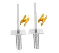 Housoutil Juego de 2 Estacas para Entrenamiento de Fútbol Base de Resorte, Soporte para Asta de Bandera Desmontable, Clavos para Suelo de Fútbol, Equipamiento para Campo y Partidos