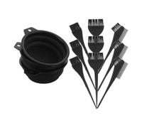 Housoutil Juego de Herramientas para Teñir el Cabello 3 Piezas Cuenco Plegable Cepillo y Peine Aplicador Kit Profesional para Salón y Uso Doméstico Portátil y Fácil de Usar