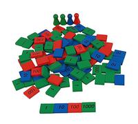 Housoutil Juguetes Didácticos de Matemáticas para Niños de 1 a 3 Set de 112 Piezas de Madera Juego de para Aprendizaje Casa y Escuela para Educación Infantil