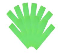 Housoutil Kit de 12 Marcadores de Línea de Cancha de PVC Verde, Rectangular y Plano, para Campo de Atletismo y Fútbol, Adecuado para Uso en Partidos y Optimización del Terreno