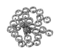 Housoutil Kit de 30 Insertos Helicoidales para Reparación de Roscas Métricas M2x0.4x1d de Acero Inoxidable Minimizan Mantenimiento y Evitan Cruces para Adecuado para Herramientas y