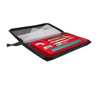 Housoutil Kit de Dibujo Técnico para Ingeniería Herramientas de Madera y Hierro, Fácil de Almacenar, Incluye Caja de Almacenamiento para Estudiantes E Ingenieros Color Color