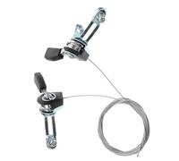 Housoutil Kit de Palanca de Cambios y Freno de Aluminio para Bicicleta Carretera, Diseño Dividido y Cables Resistentes, Adecuado para Ciclistas Que Buscan Control Exacto de Marchas