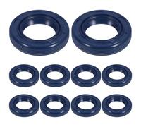 Housoutil Kit de Sellos de Aceite para Motosierra con 10 Piezas de Goma y Pvc, Fácil Instalación y Excelente Sellado para Mantenimiento de Motosierras