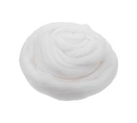 Housoutil Lana para Fieltrar Aguja 100 G de 66s Wool Color Blanco, Material para Fieltro Aguja Adecuado para Manualidades y Decoración del Hogar