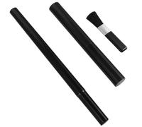 Housoutil Lápiz para Barba Doble Punta Negro, Bolígrafo Cuidado Barba con Relleno de Línea de Cabello, Kit con Pincel para Bigote, Herramienta Precisa para Mantenimiento Masculino