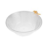 Housoutil Lavabo Facial Pequeño Transparente de Plástico para Salón de Belleza y Uso Doméstico, Cuenco Portátil Antisalpicaduras para Cuidado Piel y Tratamientos Faciales, Lavabo Ligero