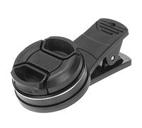 Housoutil Lente Macro para Teléfono Móvil con Clip 15x 37mm Aleación De Aluminio Profesional para Fotografía Macro Detallada Negro