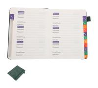 Housoutil Libreta de Contraseñas, Libro de Contraseñas de Internet Pestañas Alfabéticas, Pu y Papel, para Passcodes y Teléfono, Organizador para Personas Mayores