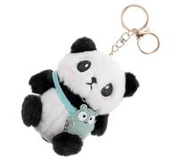 Housoutil Llavero Colgante Panda de Peluche Pequeño, Bolso de Algodón Pp, Diseño Caricatura, Accesorio Decorativo para Mochila y Bolso, Obsequio para Fiestas y Cumpleaños,