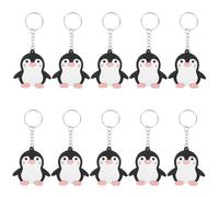 Housoutil Llaveros de Pingüino para Fiestas Temáticas, Set de 24 Mini Colgantes de Animales, Accesorios Duraderos para Mochilas y Monederos, Regalos para Invitados y Amantes Animales