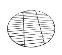 Housoutil Malla Redonda para Parrilla Doméstica de Acero Inoxidable 24 CM Rejilla para Barbacoa Exterior y Cocina Accesorio para Asar Carne Pescado y Verduras