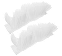 Housoutil Mangas de Muñeca Falsas de Poliéster para Mujer, Decorativas y Transpirables, Ideales para Bodas y Exhibiciones de Ventanas (color Claro)