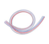 Housoutil Manguera de PVC con Alambre Reforzado Flexible y Duradera para Succión y Drenaje Interior para y Agua Transparente