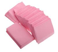 Housoutil Mantel Desechable para Salón de Uñas Rosa, y Antiaceite, Alfombrilla de Mesa para Manicura 125 Piezas de Tela No Tejida para Uso Profesional